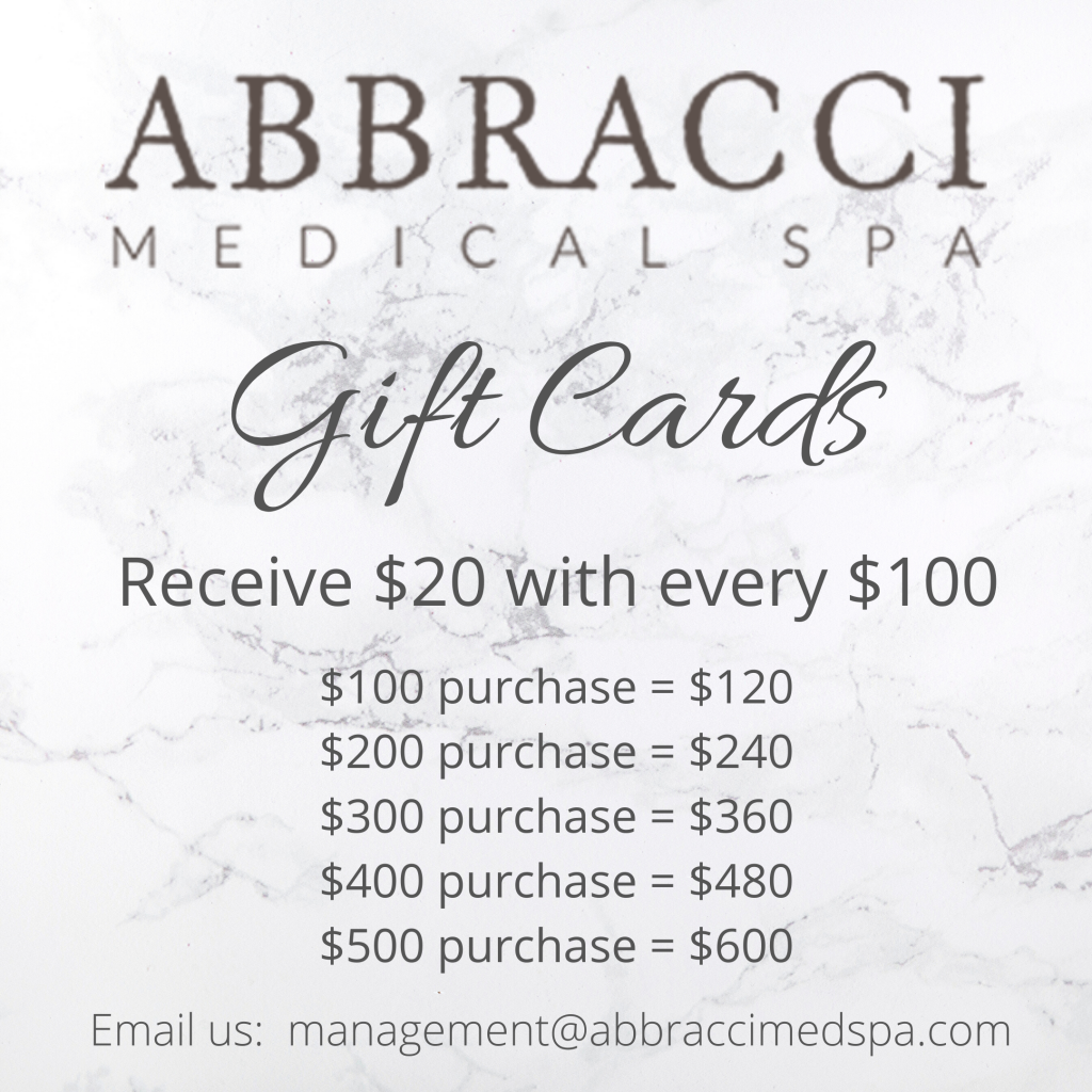 Abbracci Med Spa Gift Card Special
